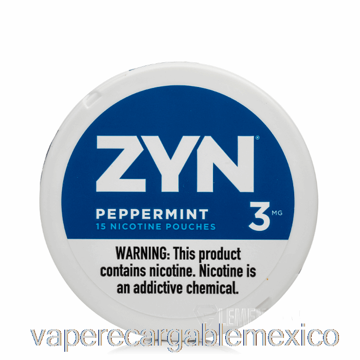 Vape Recargable Zyn Bolsas De Nicotina - Menta 3 Mg